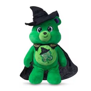 NEW!! Limited Edition Wicked X Care Bears Good Luck Bear Elphaba Plush-(NWT)
